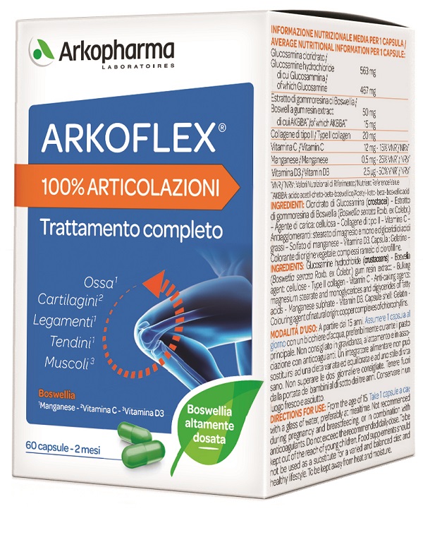 ARKOFLEX 100% ARTICOLAZIONI 60 CAPSULE - Farmacia Rossi2 - Farmacia Rossi 