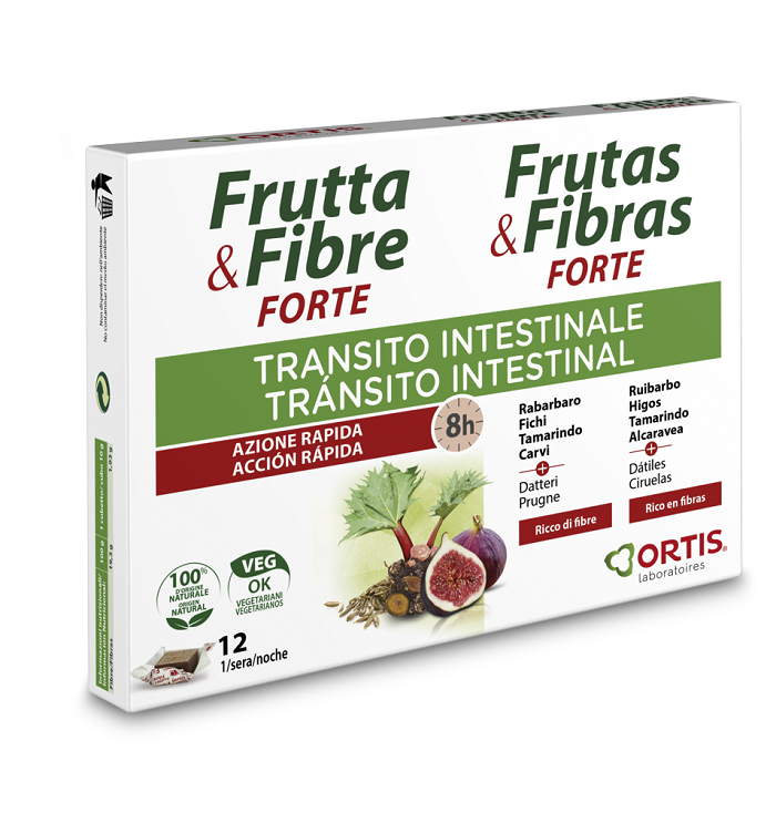 FRUTTA & FIBRE FORTE 12 CUBETTI - Farmacia Rossi2 - Farmacia Rossi 