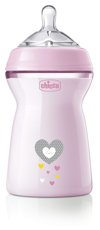 CHICCO BIBERON NAT FEEL PP 6M+ 330 ML BIMBA - Farmacia Rossi2 - Farmacia Rossi 
