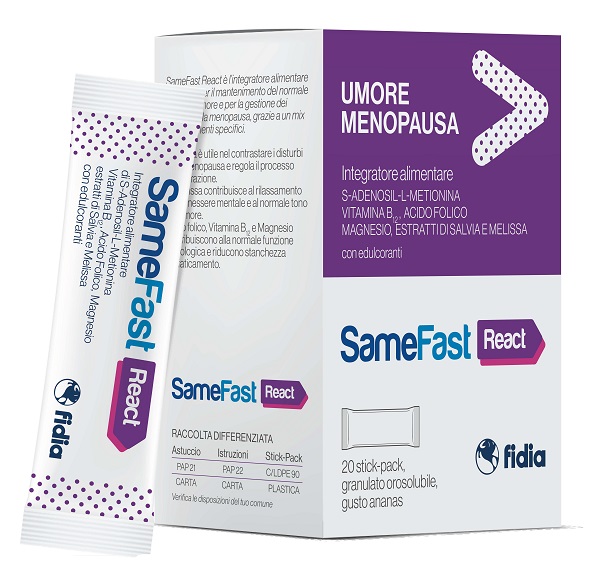 SAMEFAST REACT 20 STICK PACK - Farmacia Rossi2 - Farmacia Rossi 
