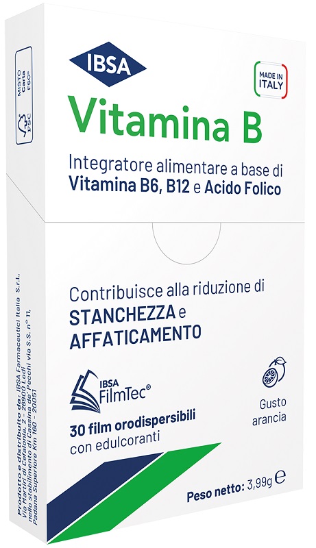 VITAMINA B IBSA 30 FILM ORALI - Farmacia Rossi2 - Farmacia Rossi 