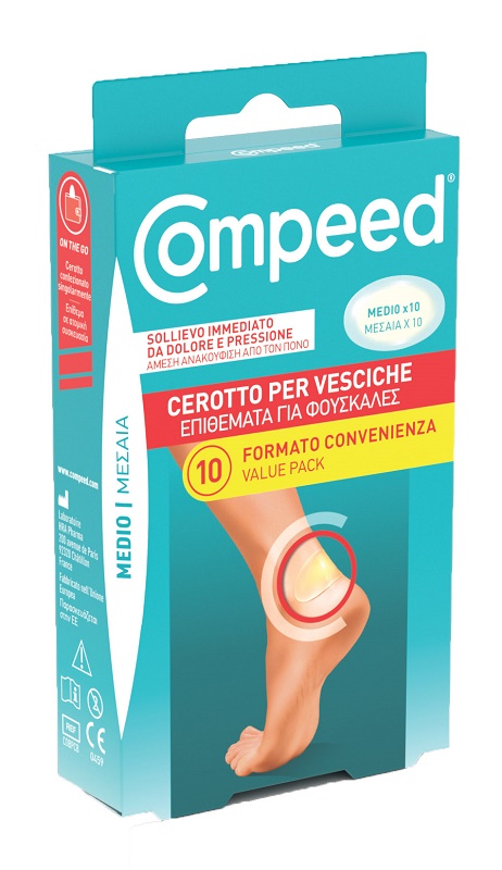 CEROTTI COMPEED PER VESCICHE MEDIO 10 PEZZI CARTON - Farmacia Rossi2 - Farmacia Rossi 