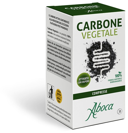 CARBONE VEGETALE 30 COMPRESSE - Farmacia Rossi2 - Farmacia Rossi 