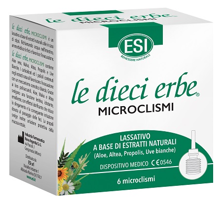 ESI LE DIECI ERBE MICROCLISMI 6 PEZZI - Farmacia Rossi2 - Farmacia Rossi 