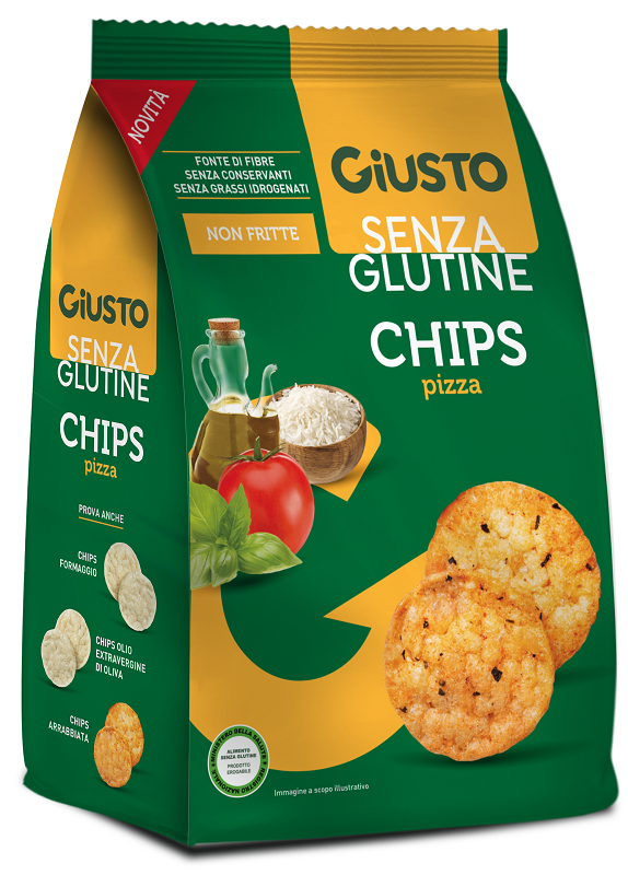 GIUSTO SENZA GLUTINE CHIPS PIZZA 40 G - Farmacia Rossi2 - Farmacia Rossi 