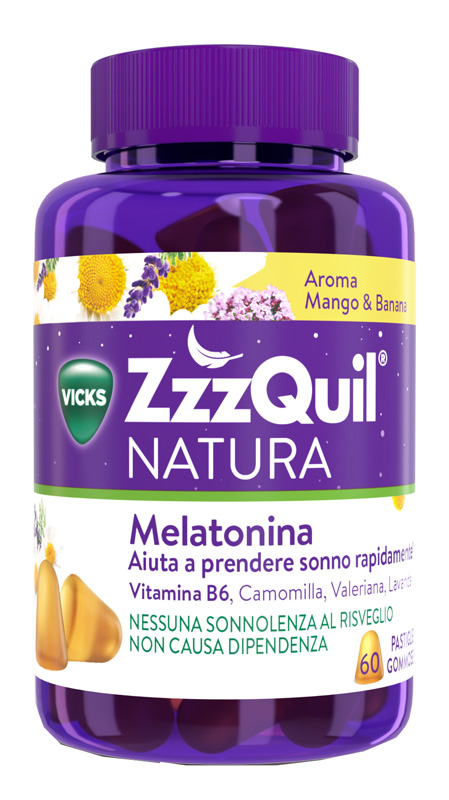 ZZZQUIL NATURA MANGO & BANANA 60 PASTIGLIE GOMMOSE - Farmacia Rossi2 - Farmacia Rossi 