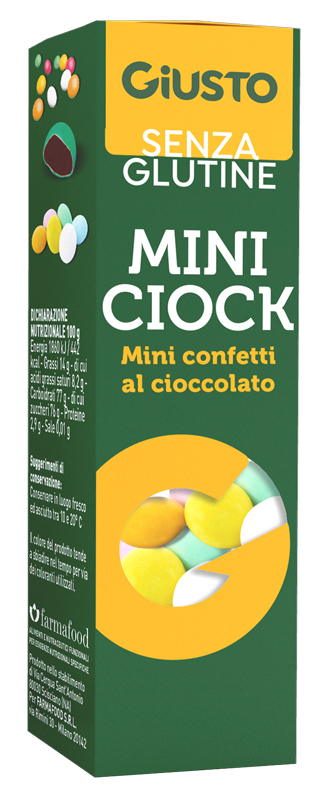 GIUSTO SENZA GLUTINE MINI CIOCK 40 G - Farmacia Rossi2 - Farmacia Rossi 