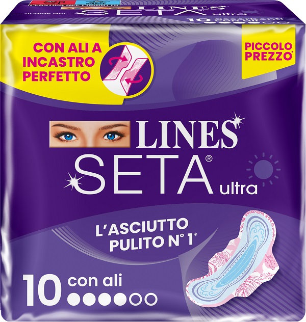 LINES SETA ULTRA ASSORBENTI ALI DWCT 10 PEZZI - Farmacia Rossi2 - Farmacia Rossi 