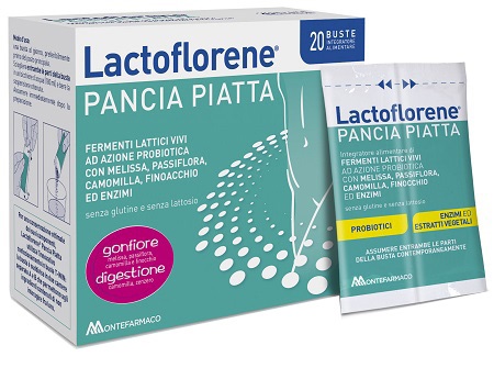 LACTOFLORENE PANCIA PIATTA 20 BUSTINE - Farmacia Rossi2 - Farmacia Rossi 