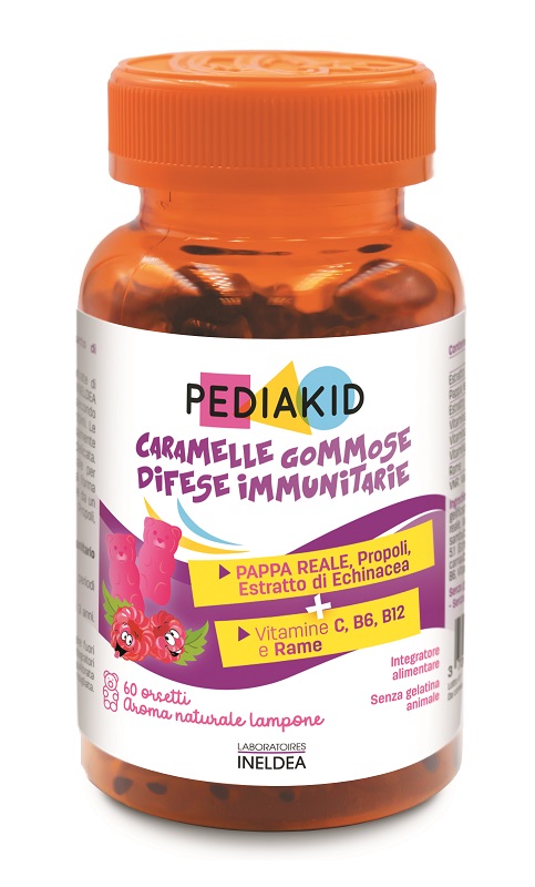 PEDIAKID DIFESE IMMUNITARIE 60 ORSETTI GOMMOSI - Farmacia Rossi2 - Farmacia Rossi 