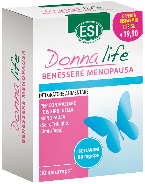 ESI DONNA LIFE MENOPAUSA OFFERTA 30 NATURCAPS - Farmacia Rossi2 - Farmacia Rossi 