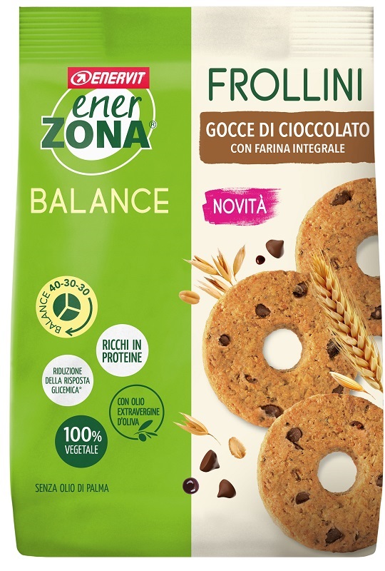 ENERZONA FROLLINI INTEGRALE GOCCE CIOCCOLATO 250 G - Farmacia Rossi2 - Farmacia Rossi 