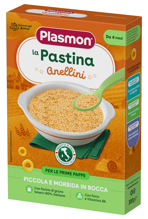 PLASMON PASTA ANELLINI 300 G - Farmacia Rossi2 - Farmacia Rossi 