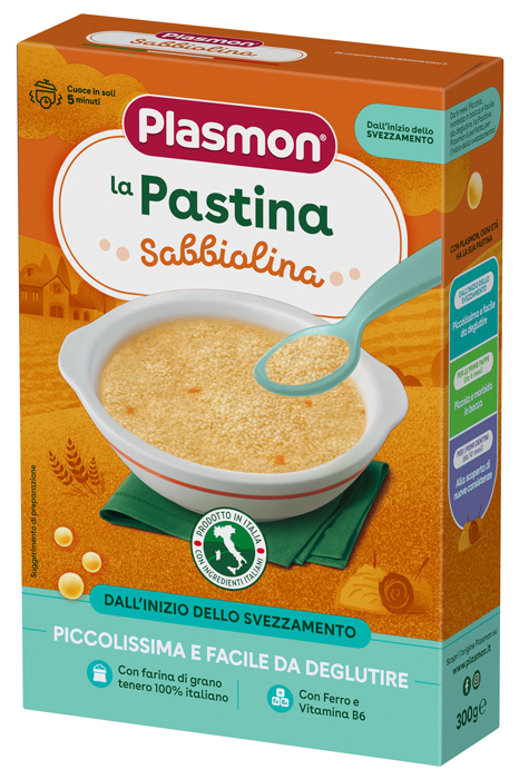 PLASMON PASTA SABBIOLINA 300 G - Farmacia Rossi2 - Farmacia Rossi 