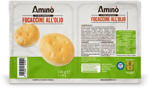 AMINO' FOCACCINE OLIO 100 G - Farmacia Rossi2 - Farmacia Rossi 