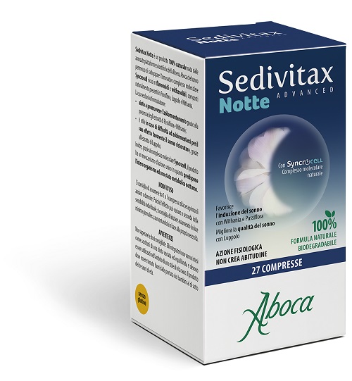 SEDIVITAX NOTTE ADVANCED 27 COMPRESSE - Farmacia Rossi2 - Farmacia Rossi 